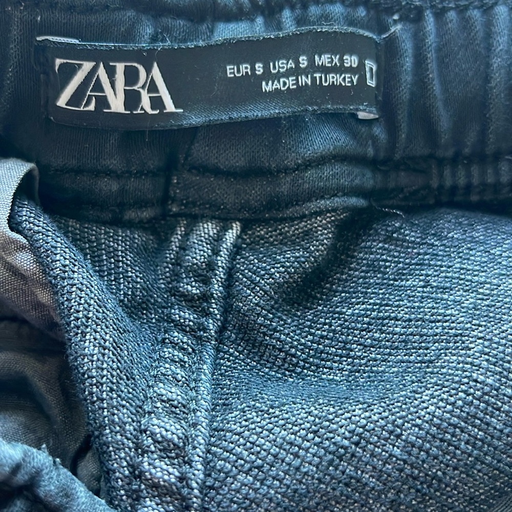 Zara Men's Black Trousers Jogger Pants - Picture 11 of 17